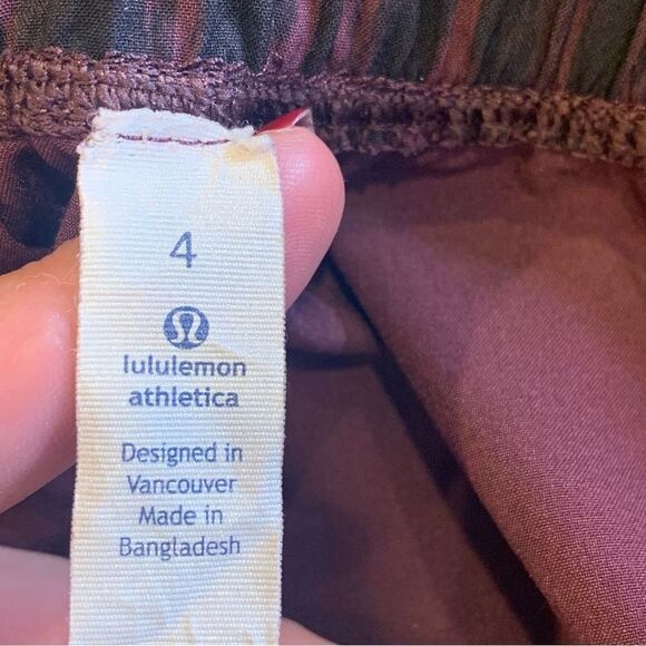 Lululemon & Go City Joggers in Painted Animal Bordeaux Drama and Black Size 4 - Picture 6 of 9